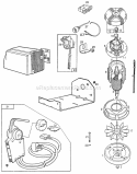 MotorControlsCover748002 Diagram and Parts List for 748001-0020-01  Briggs and Stratton Engine
